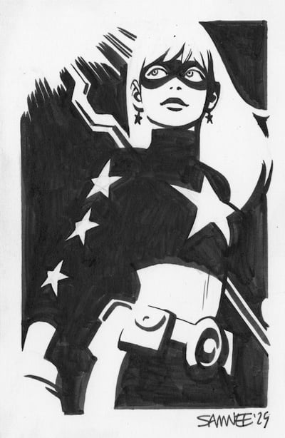 Image of Star Girl Doodle