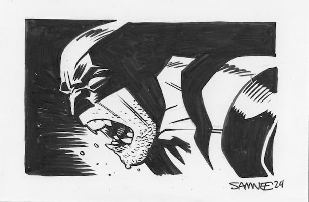 Image of Wolverine Doodle 2