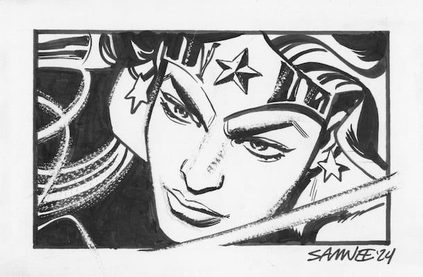 Image of Wonder Woman Doodle 1