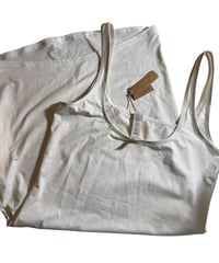 Image 4 of SKIMS- SIGNATURE SWIM DRESS AND SHORTS - MARBLE