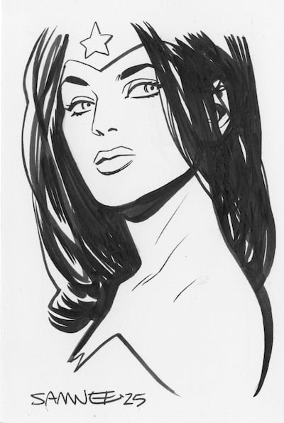 Image of Wonder Woman Doodle 2