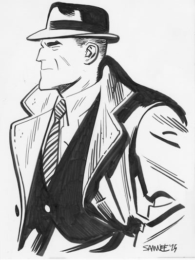 Image of Dick Tracy Large Doodle