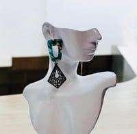 Image 1 of Sapphire Noir Earrings
