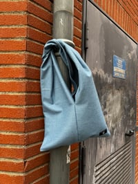 MALICE - SAC À MAIN EN DENIM BLEU CLAIR 