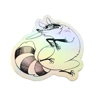 Image 1 of "Knife" holographic sticker