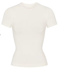 Image 3 of SKIMS- SOFT SMOOTHING SEAMLESS T-SHIRT- MARBLE