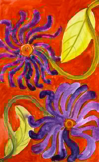  Small Contemporary Watercolor Painting 