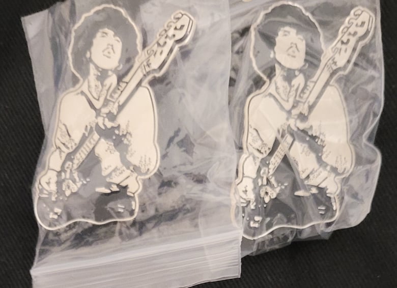 Image of The Rocker limited edition shaped enamel pin 