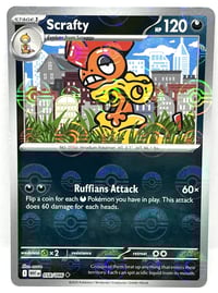 Scrafty (Poke Ball Pattern) - SV: White Flare - Near Mint