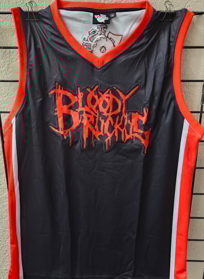 Image of BLOODY RUCKUS: 2025 LOGO BASKETBALL JERSEY 