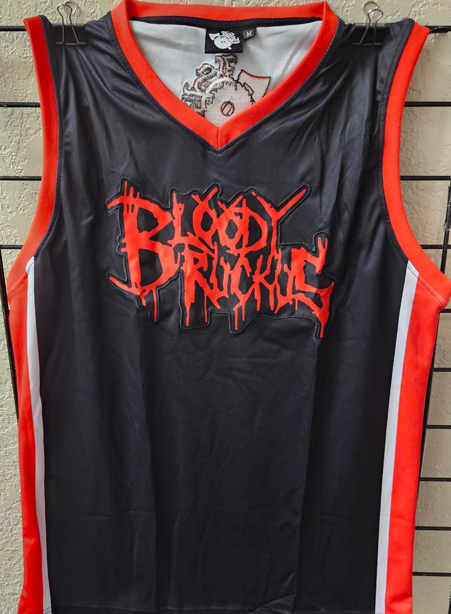 Image of BLOODY RUCKUS: 2025 LOGO BASKETBALL JERSEY 