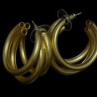 Image 1 of Roxanne Triple Hoop Earrings