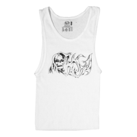 Image 1 of Grim Reaper - Cropped Thrifted Tank