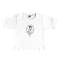 Image 1 of Mermaid - Cropped Ringer Thermal (SIZE SMALL & LARGE LEFT)