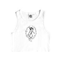 Image 1 of Mermaid -  Cropped Ribbed Tank