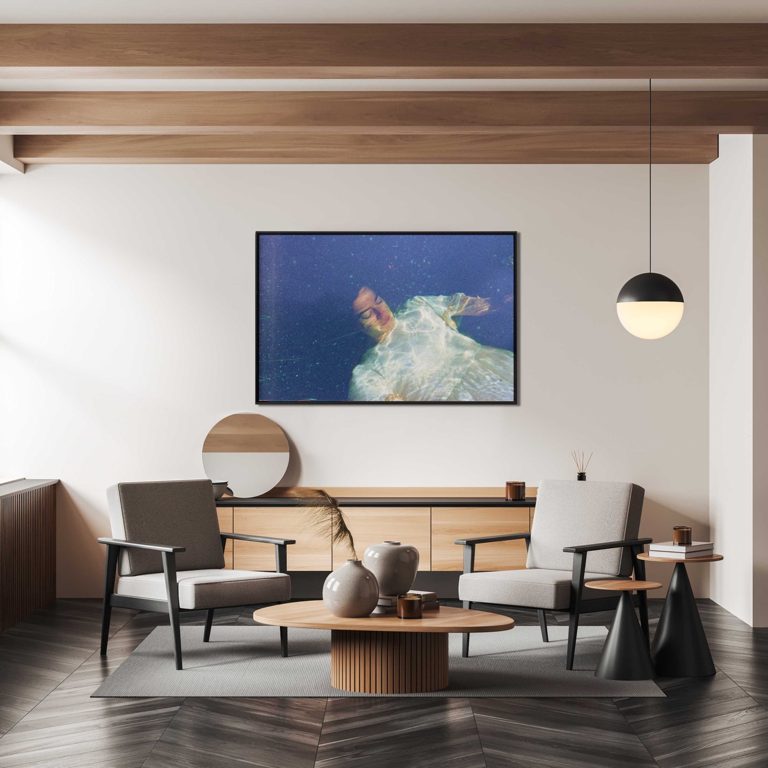 Image of Under Water, in Between Mosses & Ferns II.