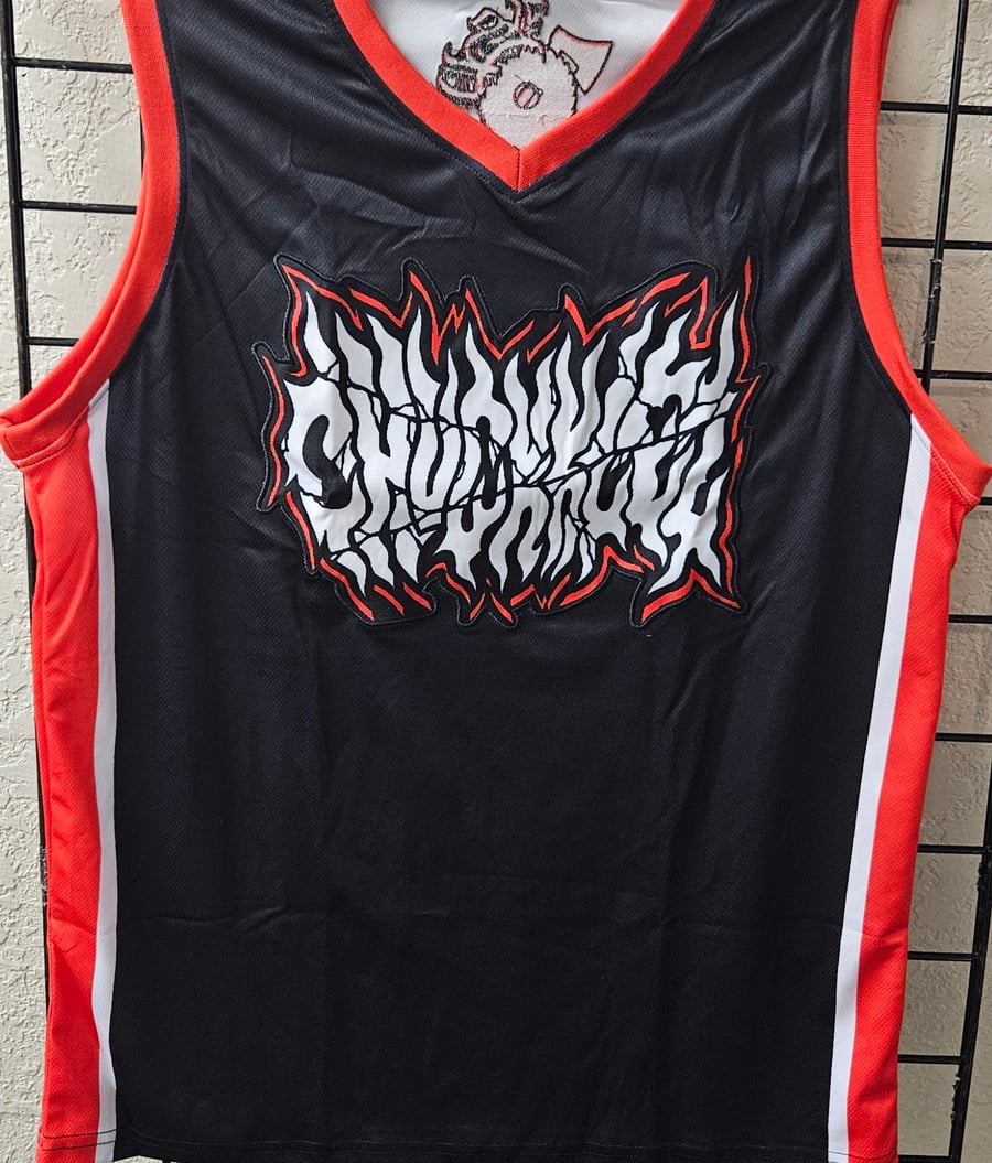 Image of CHUCKKLEZ: 2025 LOGO BASKETBALL JERSEY 