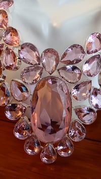 Image 4 of PINK KUNZITE STATEMENT NECKLACE