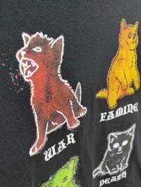 Image 2 of FOUR KITTIES OF THE APOCALYPSE tee