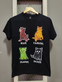 Image 1 of FOUR KITTIES OF THE APOCALYPSE tee