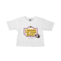 Image 1 of I Drank 15 Beers - Cropped Ringer Thermal (LAST ONE - SIZE MEDIUM)