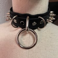 Image 2 of Spiked Bondage Collar