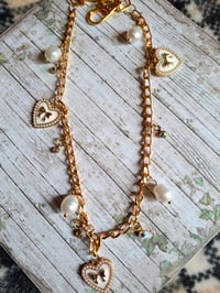 Image 3 of Golden Bow Heart Charm