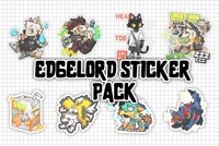 Image 1 of EDGELORD STICKER COMBO