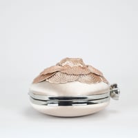 Image 5 of Nina Crystal Embellished Flower Minaudiere Handbag - Pearl Rose