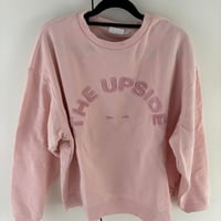 Image 2 of The Upside Saturn Crew Sweatshirt – Rosewater Pink Size S