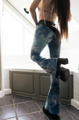 Image of Toxic Vision Ocean Crush pants Multi Size
