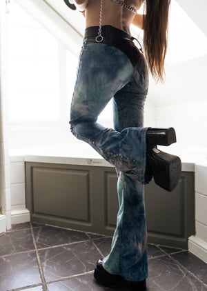 Image of Toxic Vision Ocean Crush pants Multi Size