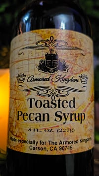 Image 5 of 👑The Armored Kingdom Gourmet Toasted Pecan Syrup (8oz)🌰🥞