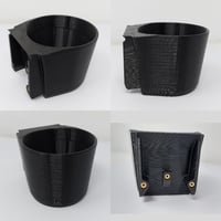 Image 6 of Single and Dual Cup Holder Accessory for 1988-1991 Honda EF Civic Factory Arm Rest
