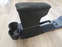 Image 15 of Single and Dual Cup Holder Accessory for 1988-1991 Honda EF Civic Factory Arm Rest