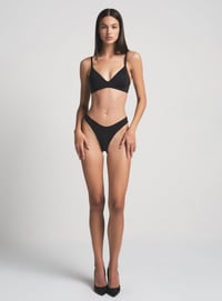 Image 1 of SKIMS- T-SHIRT DEMI BRA- ONYX