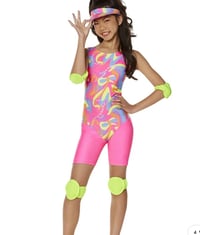 Image 1 of Barbie Movie Inspired Roller Skating Costume