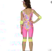 Image 2 of Barbie Movie Inspired Roller Skating Costume