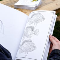 Image 4 of Artist Coloring Book, Nature Themed Artwork, Neurodivergent Friendly