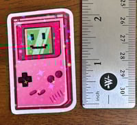 Image 2 of Pink Gameboy 2" Holographic Sticker