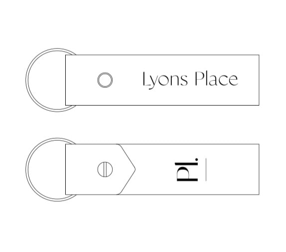 Image of Lyons Place Custom Logo Stamps 