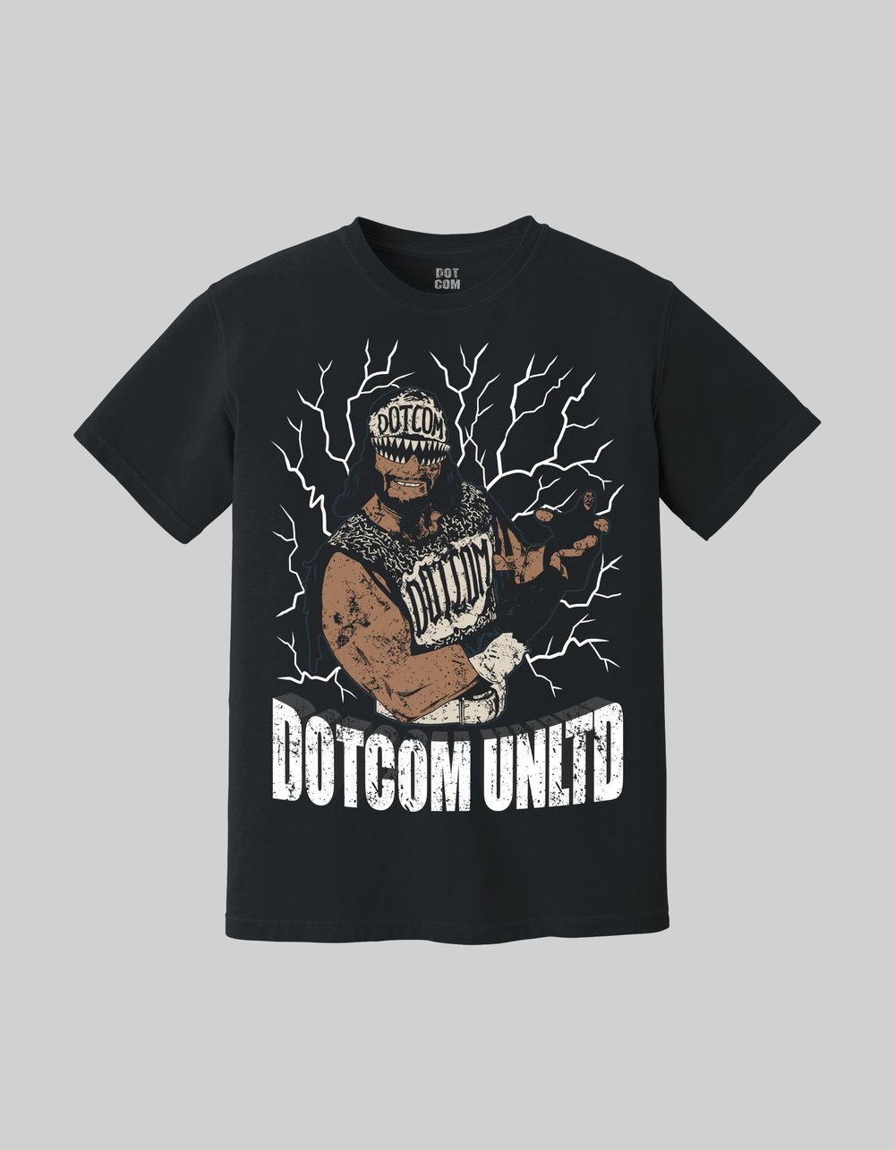Image of DOTCOM MACHO MAN TEE (BLACK)
