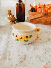 Image 1 of sunflowers and soup