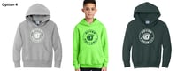 Image 4 of Youth Core Fleece Pullover Hooded Sweatshirt
