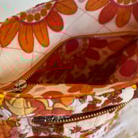 Image 4 of Retro Glow Handmade Shoulder Bag Upcycled Vintage Fabrics & Denim