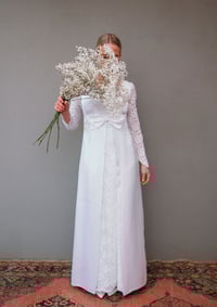 Image 1 of Vintage 60s wedding dress