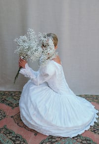 Image 4 of Vintage 80s basque waist wedding dress