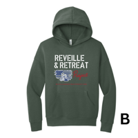 Image 2 of Reveille & Retreat Project BELLA+CANVAS® Unisex Sponge Fleece Pullover DTM Hoodie