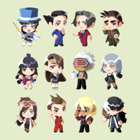 Image 2 of Ace Attorney Keychains