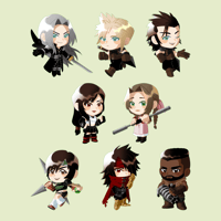 Image 2 of FF7 Keychains